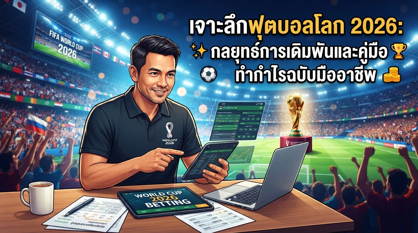 เจาะลึกฟุตบอลโลก 2026: กลยุทธ์การเดิมพันและคู่มือทำกำไรฉบับมืออาชีพ