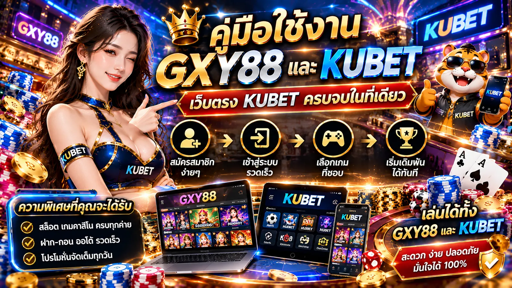 คู่มือใช้งาน gxy88 และ kubet thailand เว็บตรง KUBET ครบจบในที่เดียว